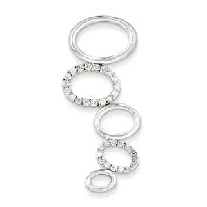 0.5 Carat 14K White Gold Fancy Diamond Pendant