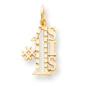 10K Gold #1 Sis Charm