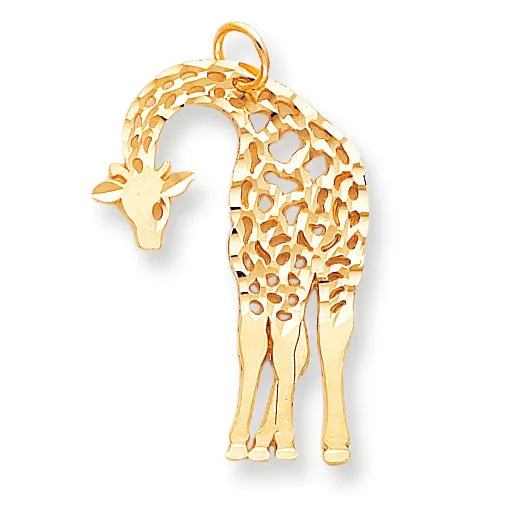 10K Gold GIRAFFE CHARM