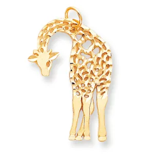 10K Gold GIRAFFE CHARM