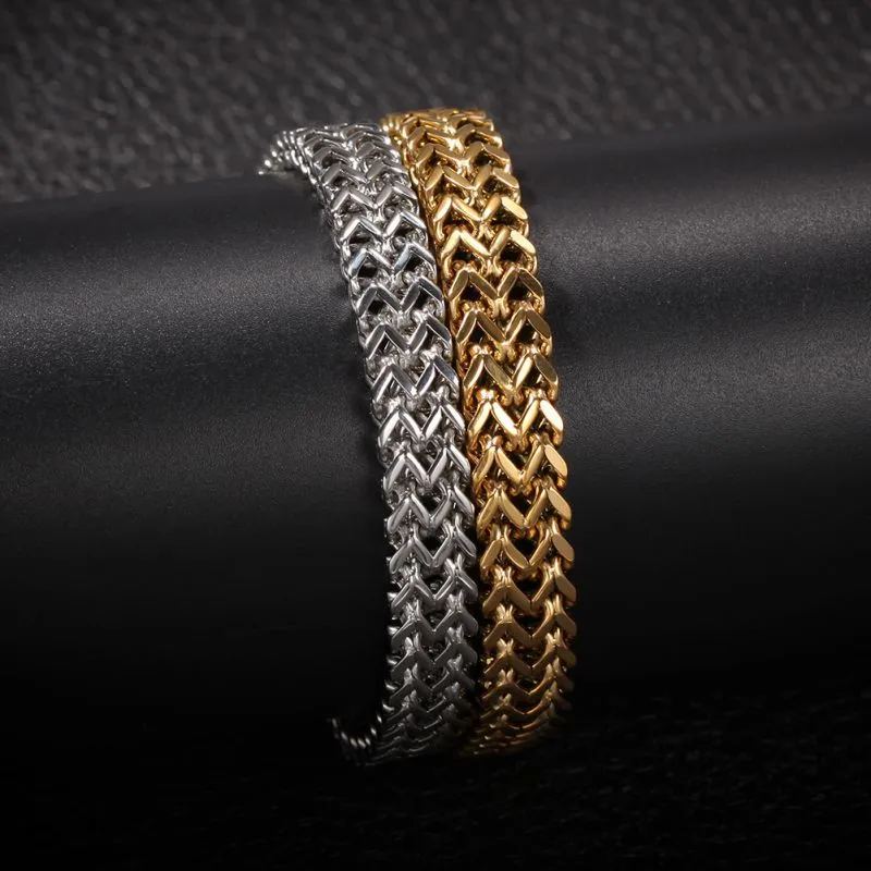 12mm Two Row Franco Bracelet(Stylish Buckle)