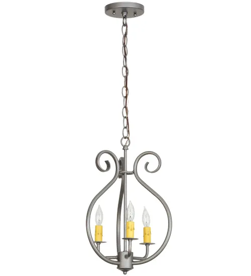 12"W Easton 3 Lt Pendant