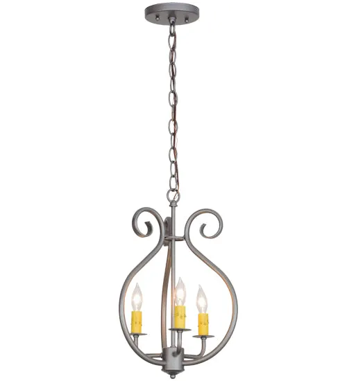 12"W Easton 3 Lt Pendant