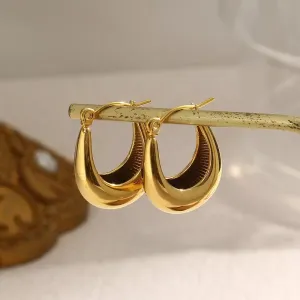 18 KT Bali Hoop earrings