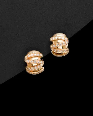 18K 0.88 ct. tw. Diamond Earrings