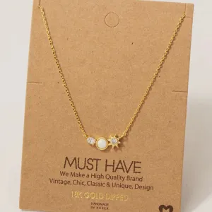 18K GOLD MINI CHARM NECKLACE