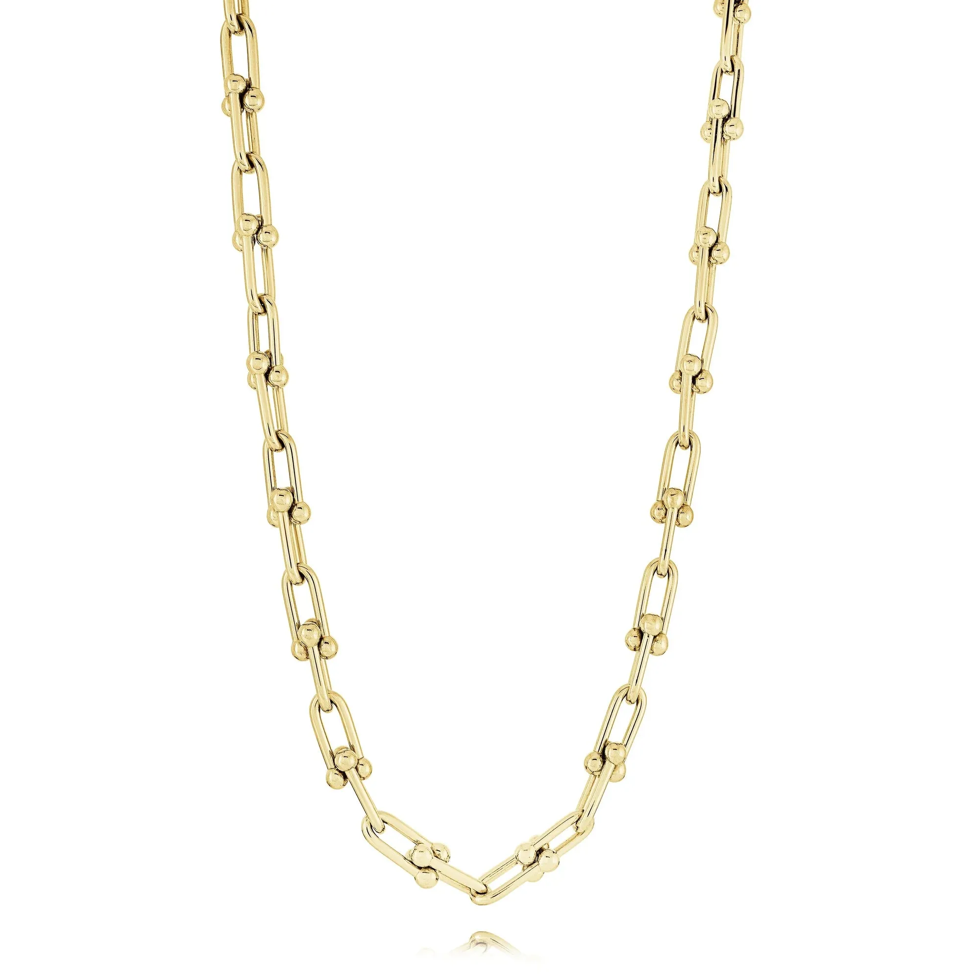 6.5mm ULink Chain Gold IP Stainless Steel Necklace | Italgem Steel