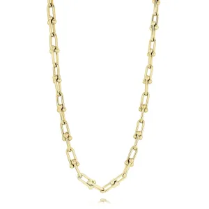 6.5mm ULink Chain Gold IP Stainless Steel Necklace | Italgem Steel