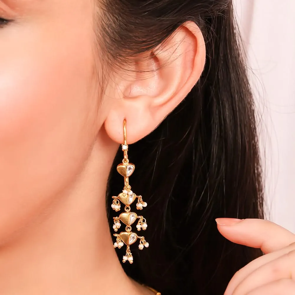 92.5 Sterling Silver Love Knot Earrings