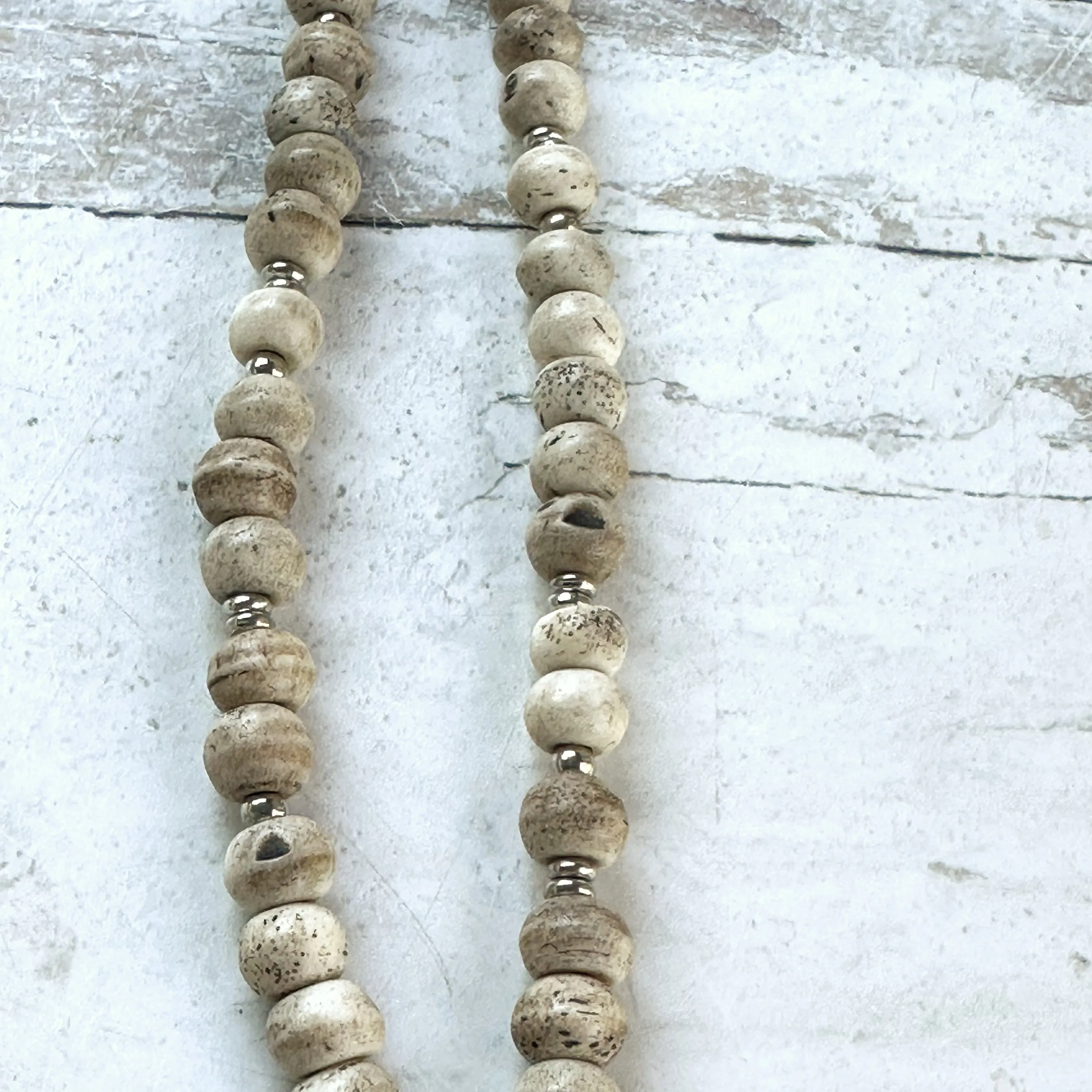 African Bone Beach Necklace
