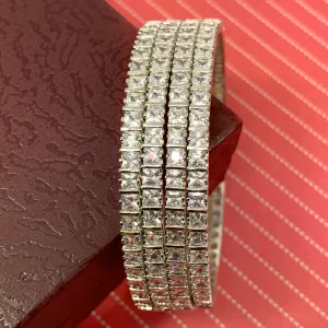 American Diamond Stone Bangles (Design 27)