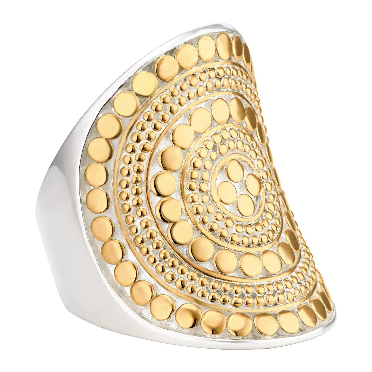 Anna Beck Beaded Saddle Ring - Gold