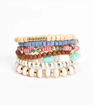 Beaded Bracelet Set GOLD COMBO