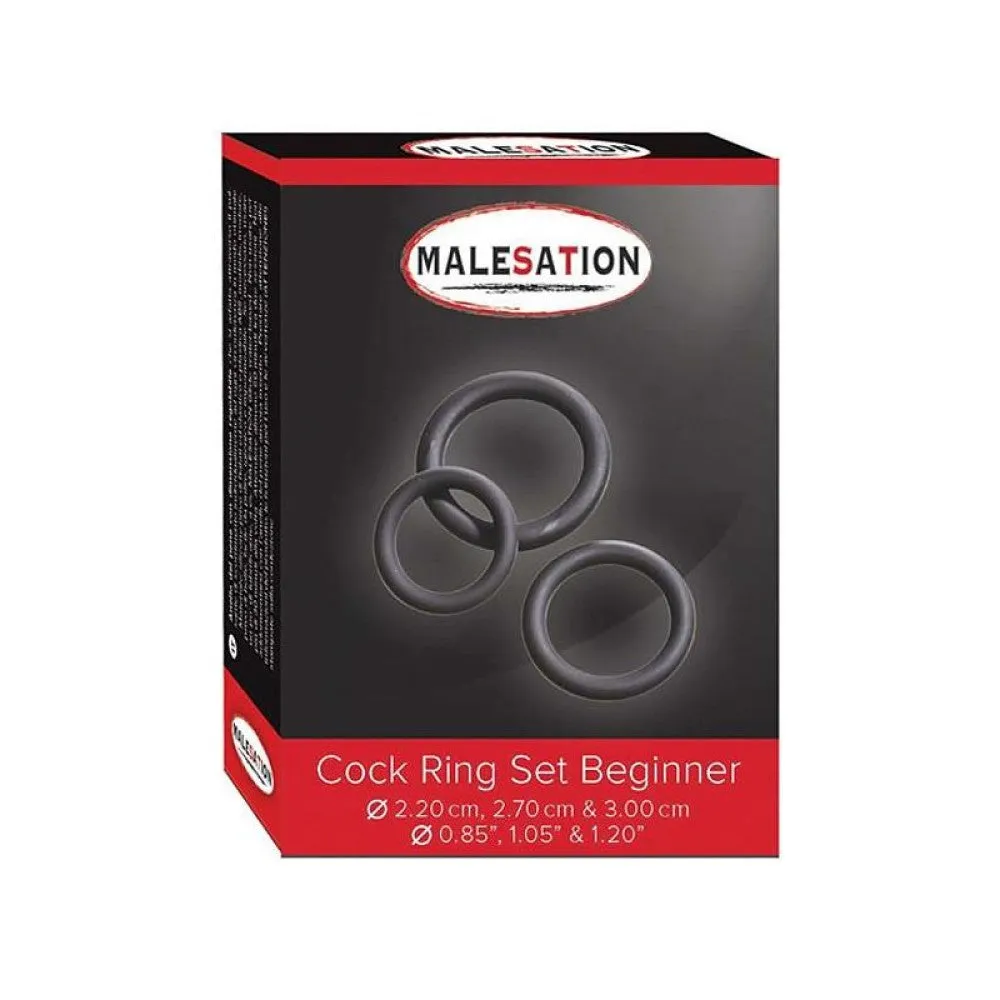 Beginner Cock Ring Set | Malesation