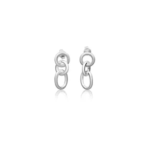 Bijoux Triple Link Earrings W/S
