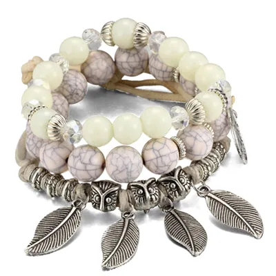 Boho Multilayer Beads Charm Bracelets for Women