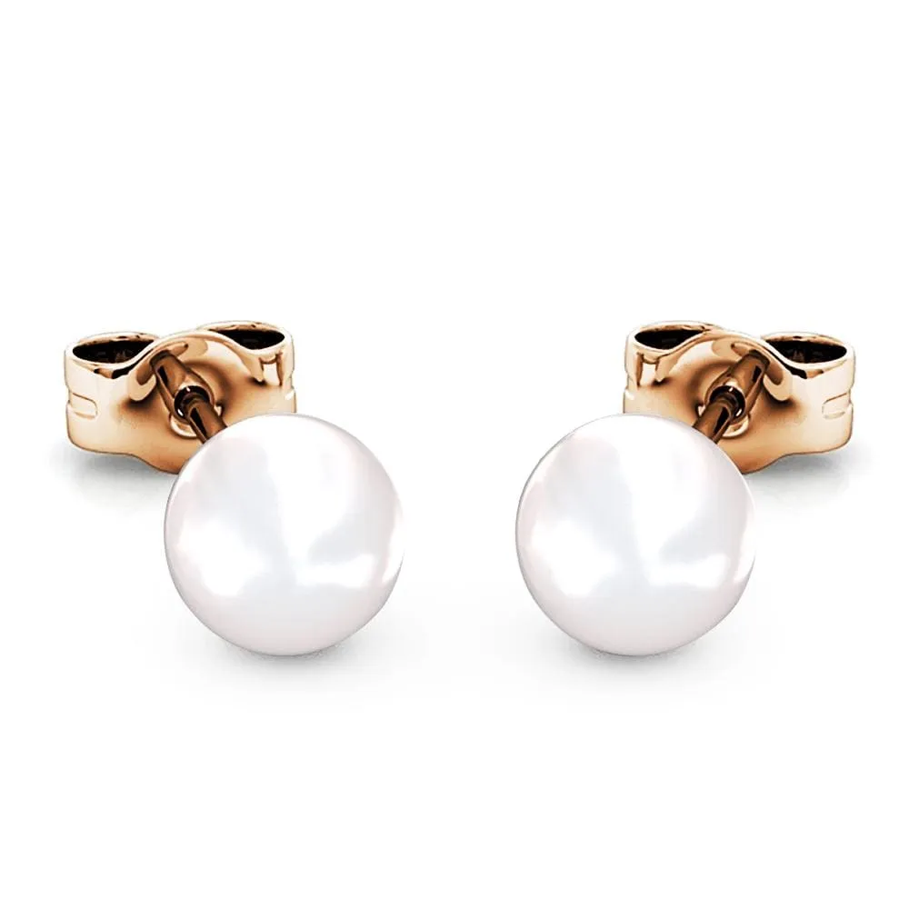 Boxed Star Moon Adjustable Bangle & Purity Pearl Stud Earrings Embellished With SWAROVSKI® Crystals Set