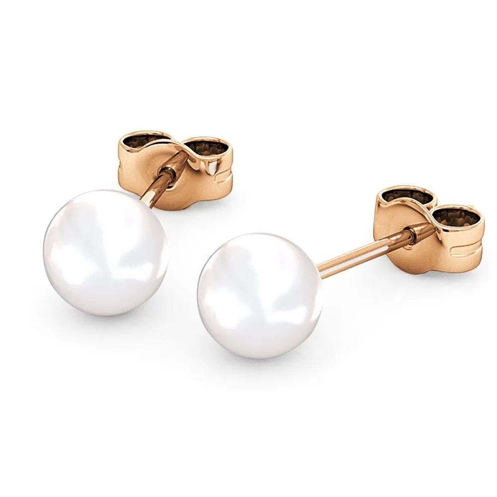 Boxed Star Moon Adjustable Bangle & Purity Pearl Stud Earrings Embellished With SWAROVSKI® Crystals Set