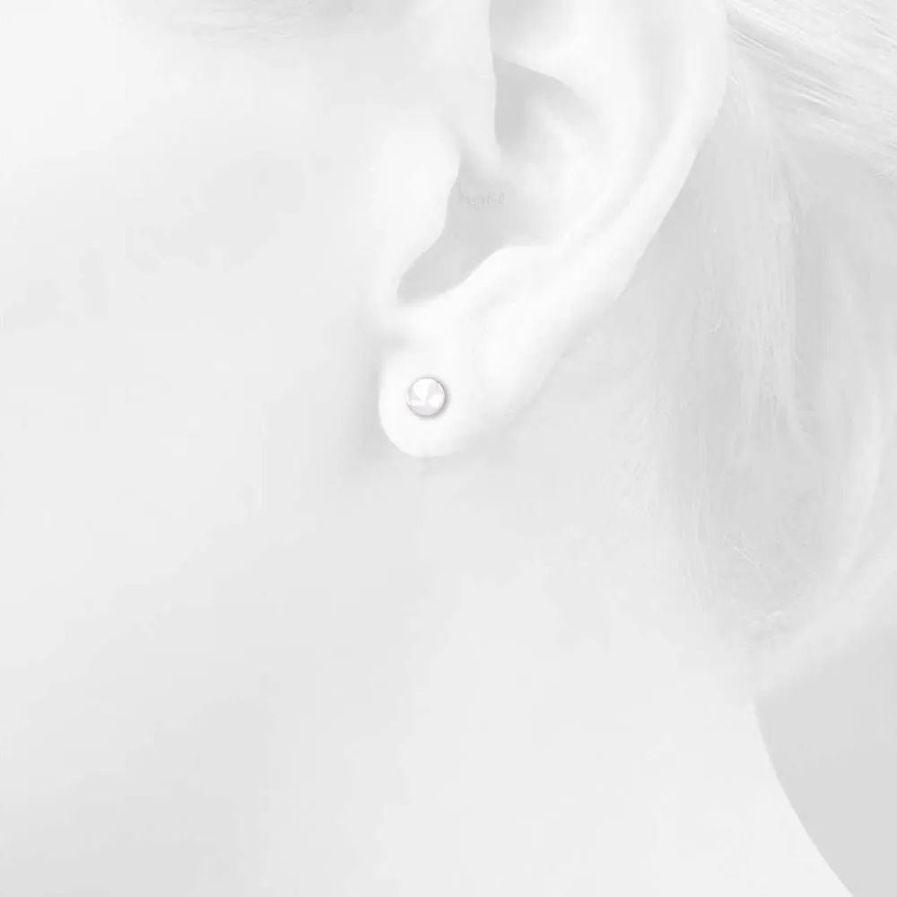 Boxed Star Moon Adjustable Bangle & Purity Pearl Stud Earrings Embellished With SWAROVSKI® Crystals Set