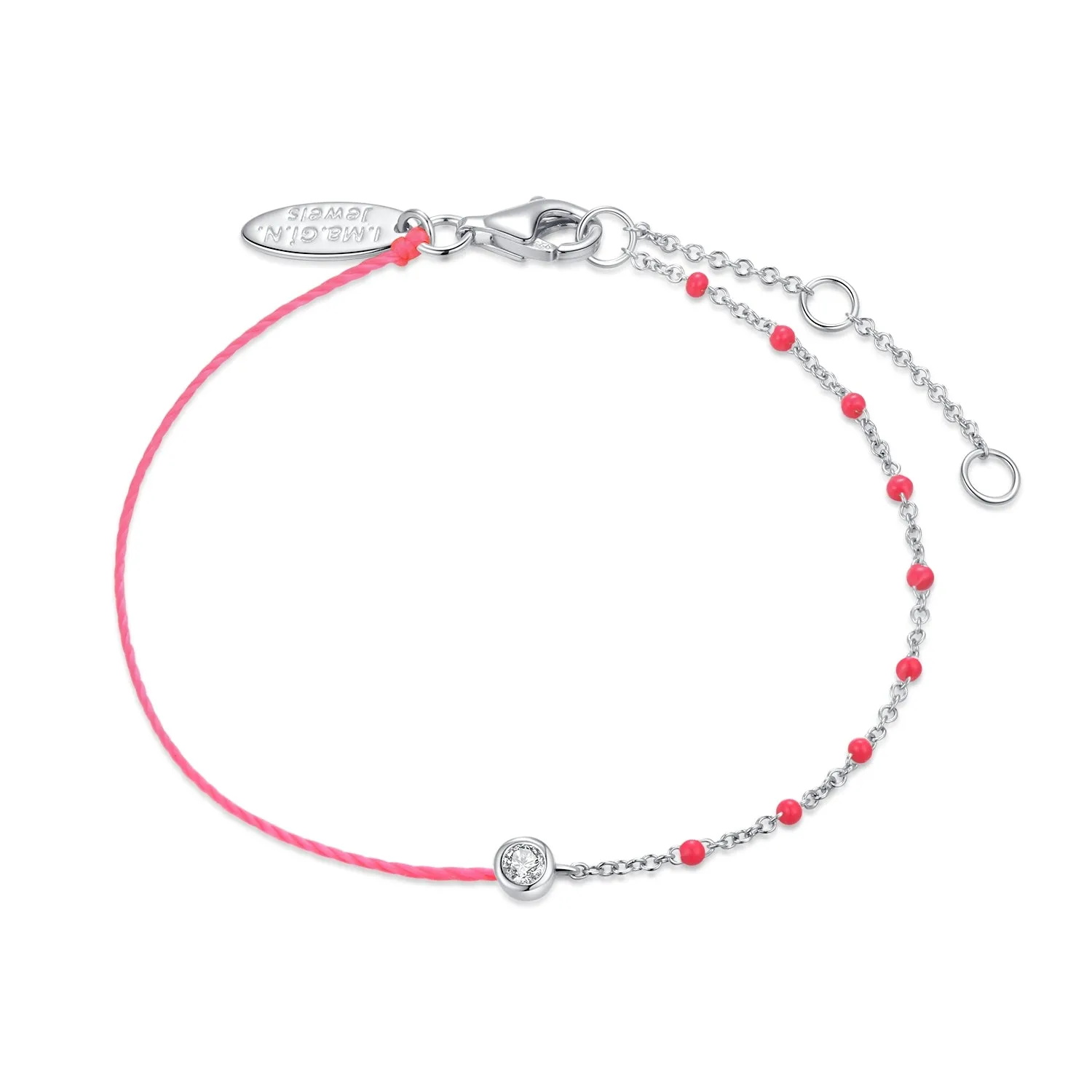 Bracelet Enamel Pink