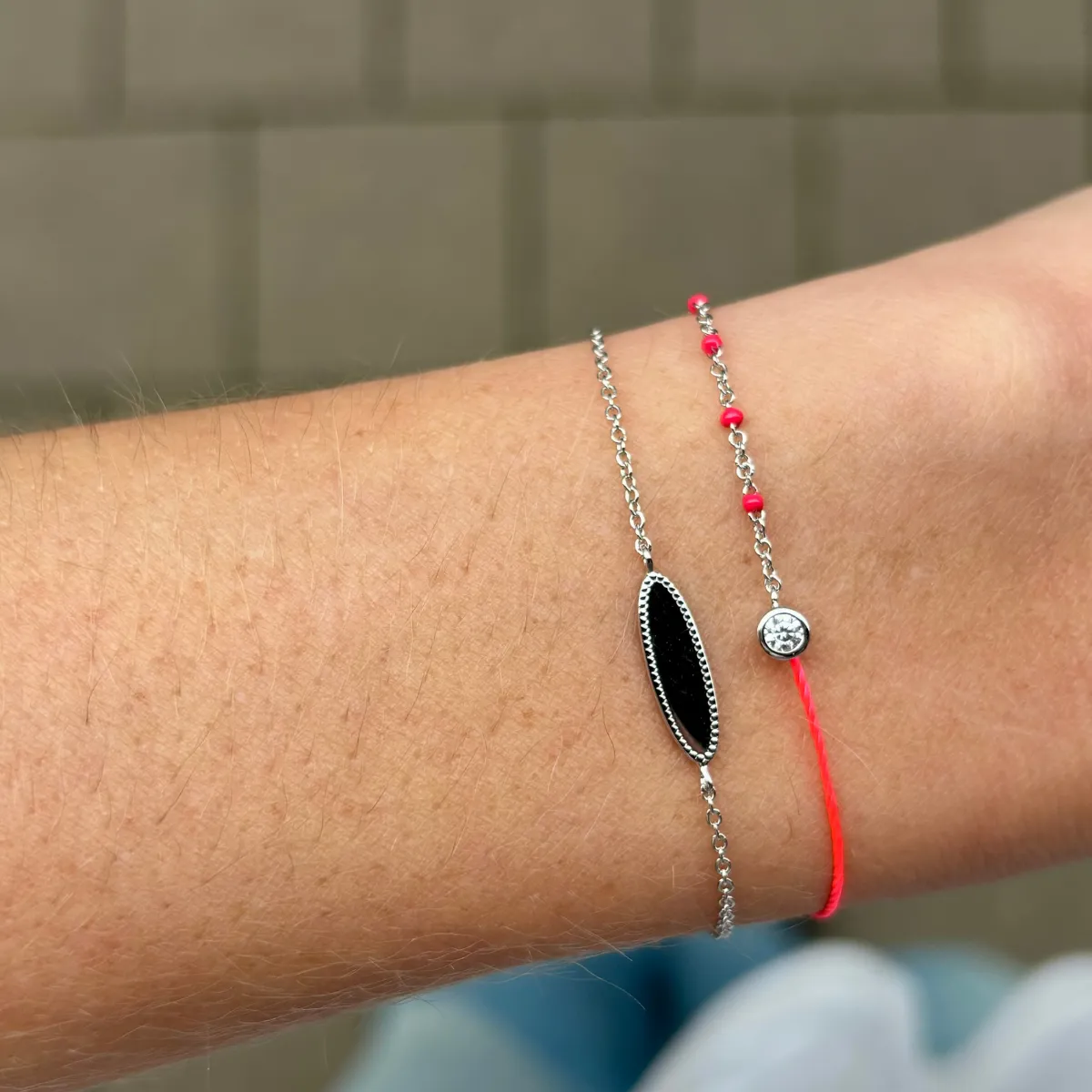 Bracelet Enamel Pink