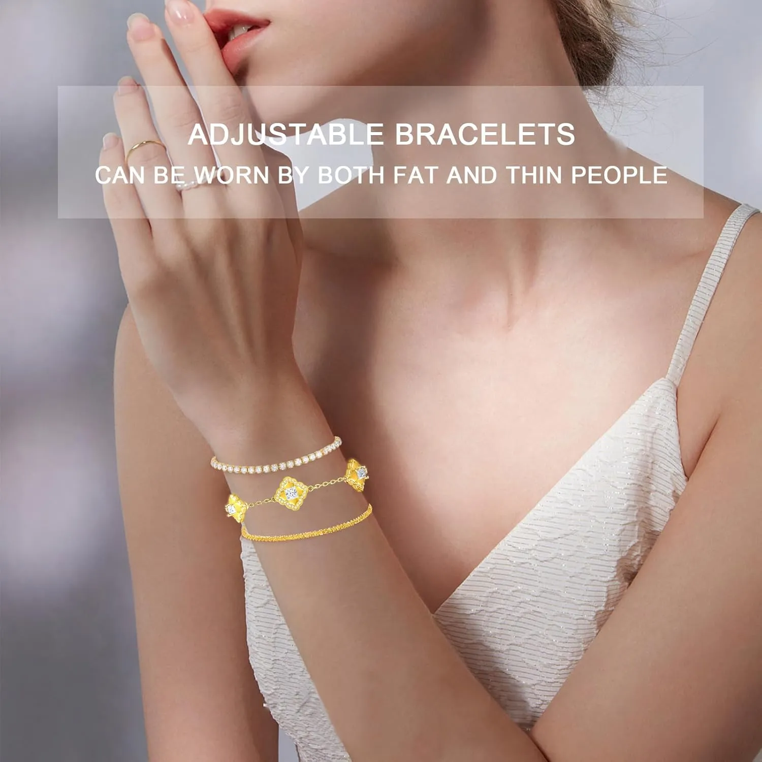 Bracelets for Women Bangle Bracelet Diamond Tennis Link Chain Jewelry