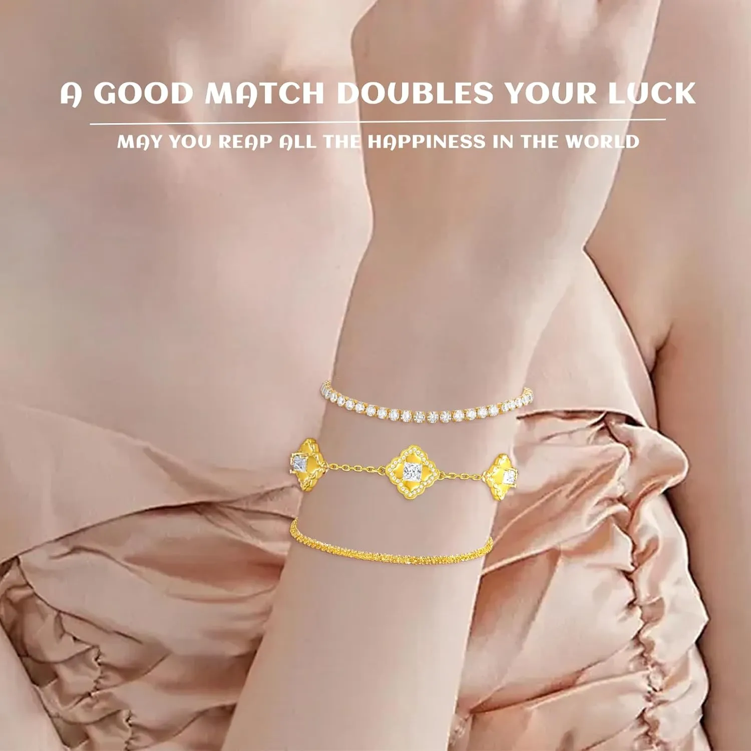 Bracelets for Women Bangle Bracelet Diamond Tennis Link Chain Jewelry