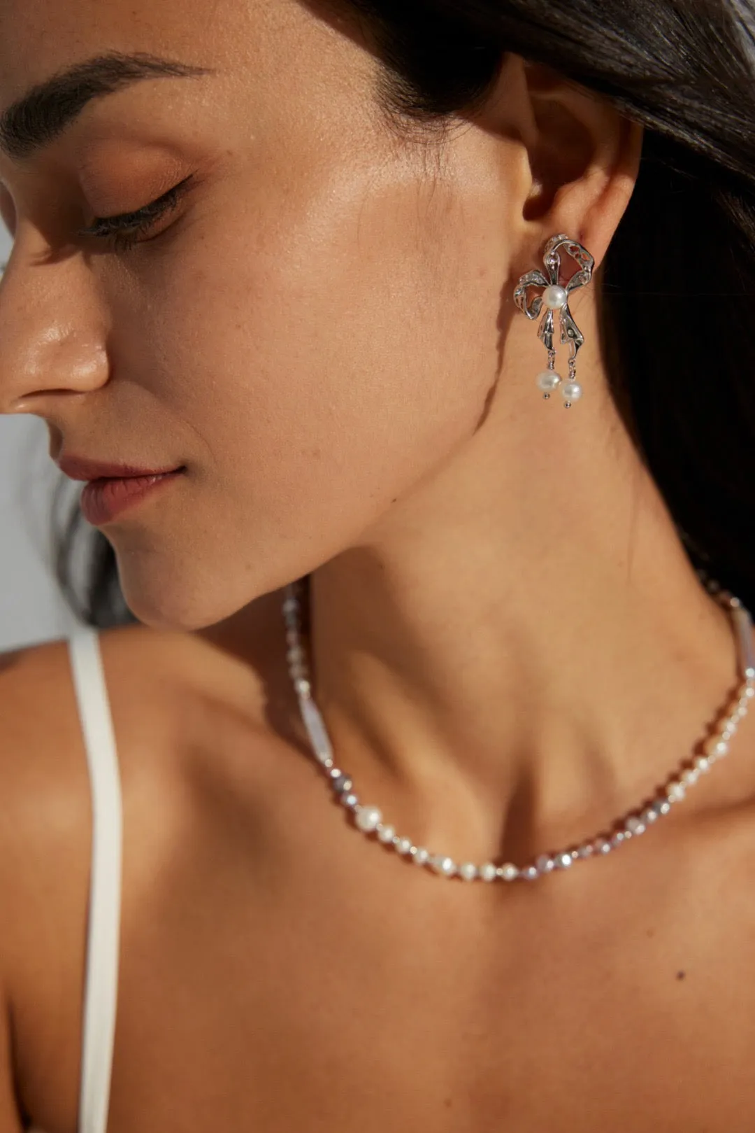 Butterfly Pearl Earrings