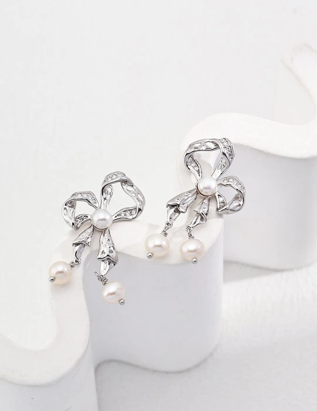 Butterfly Pearl Earrings