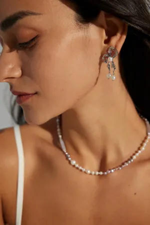Butterfly Pearl Earrings