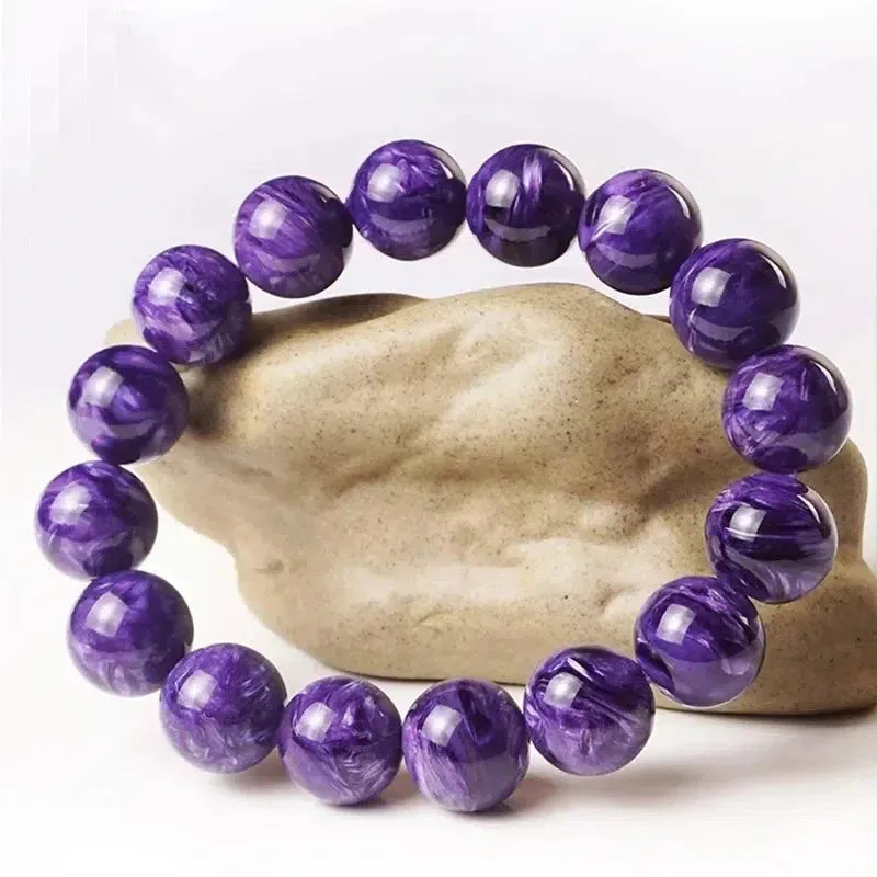 Charoite Bead Bracelet