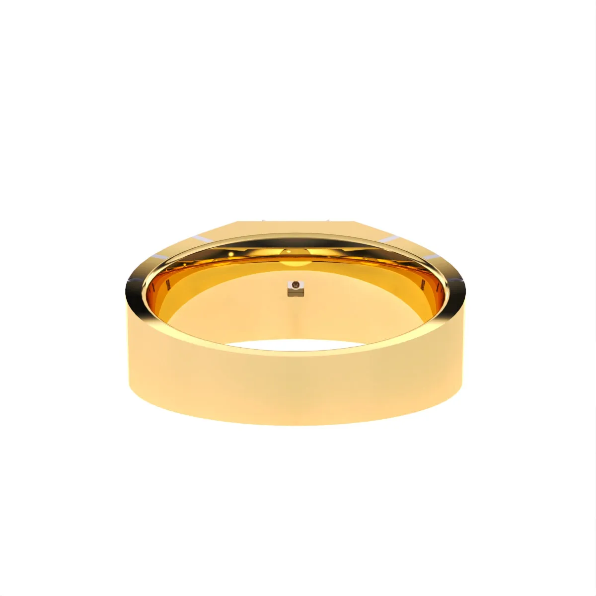 Classic lab-grown Solitaire Engagement Ring