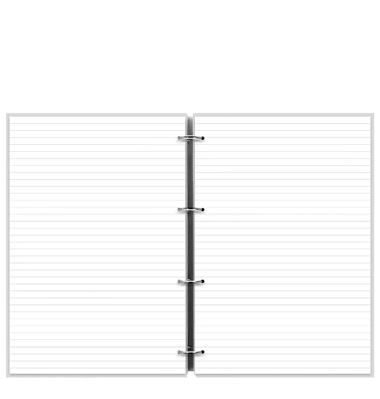 Clipbook Classic Monochrome A4 Organiser