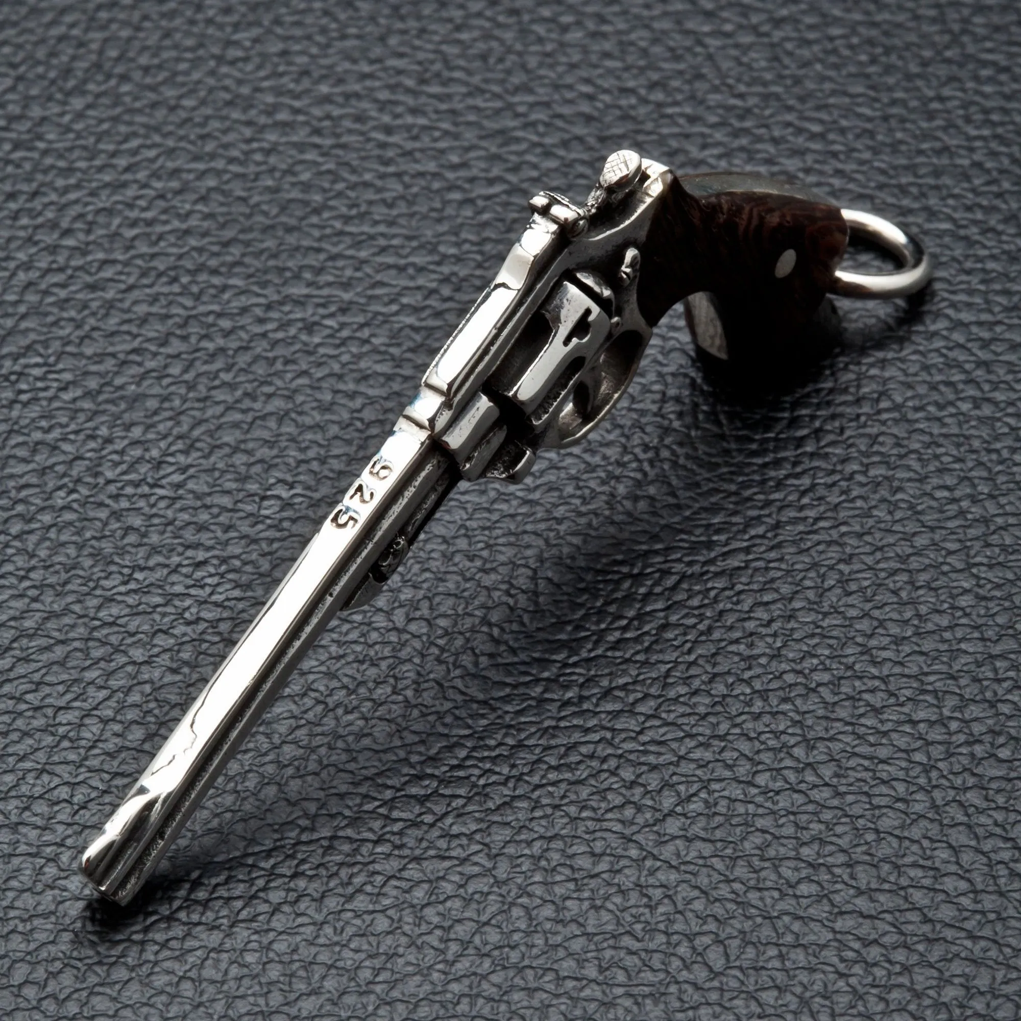 Cowboy Gun Silver Pendants