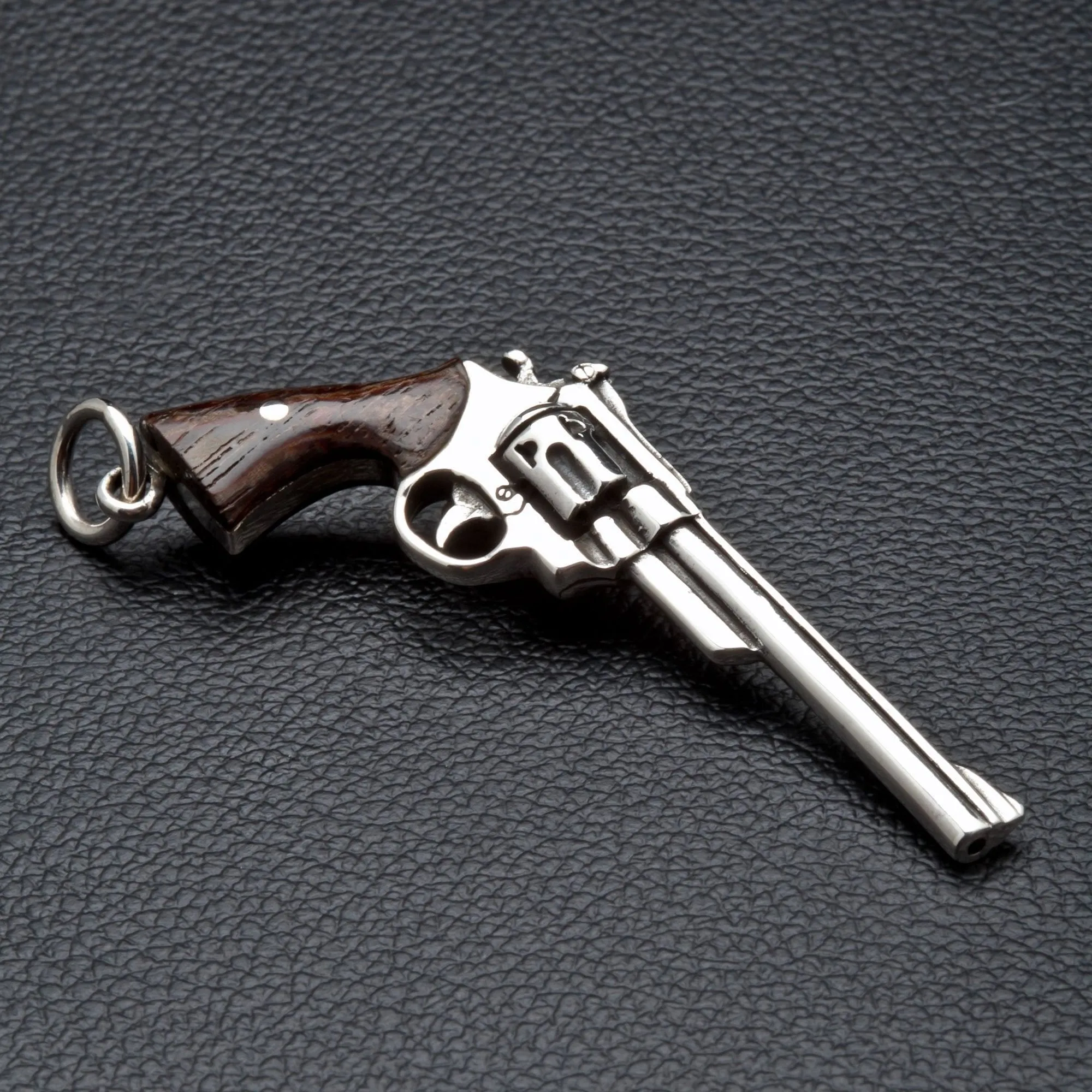 Cowboy Gun Silver Pendants