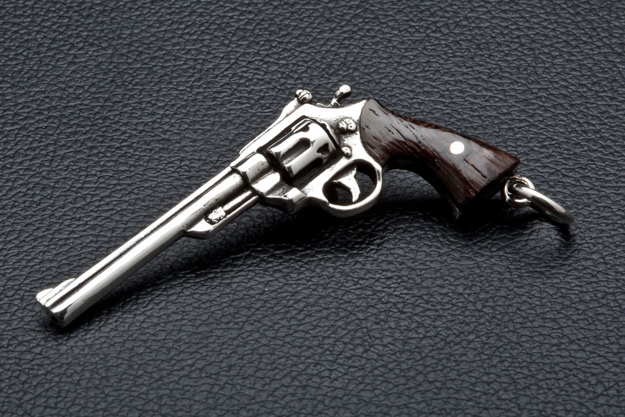 Cowboy Gun Silver Pendants