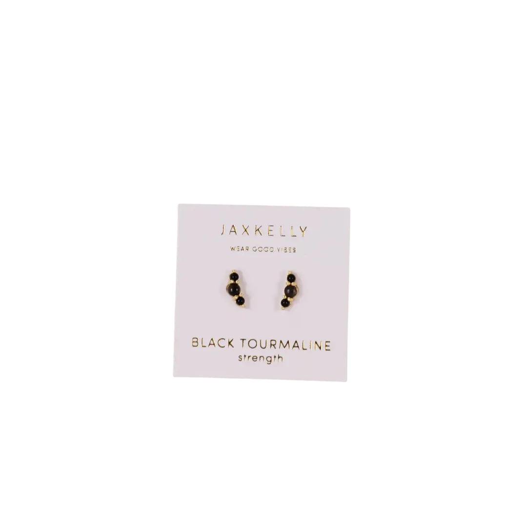 Crescent Gold Earrings