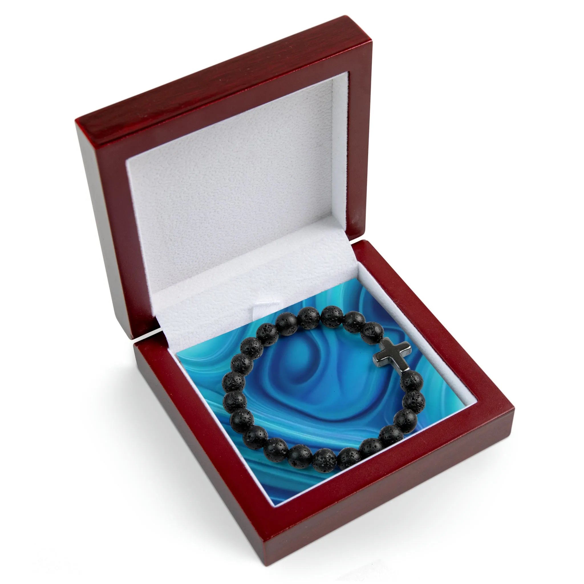 Cross Bead Bracelet