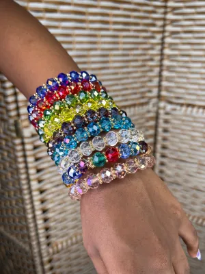 Crystal Fashionable Glass Beads Bracelets