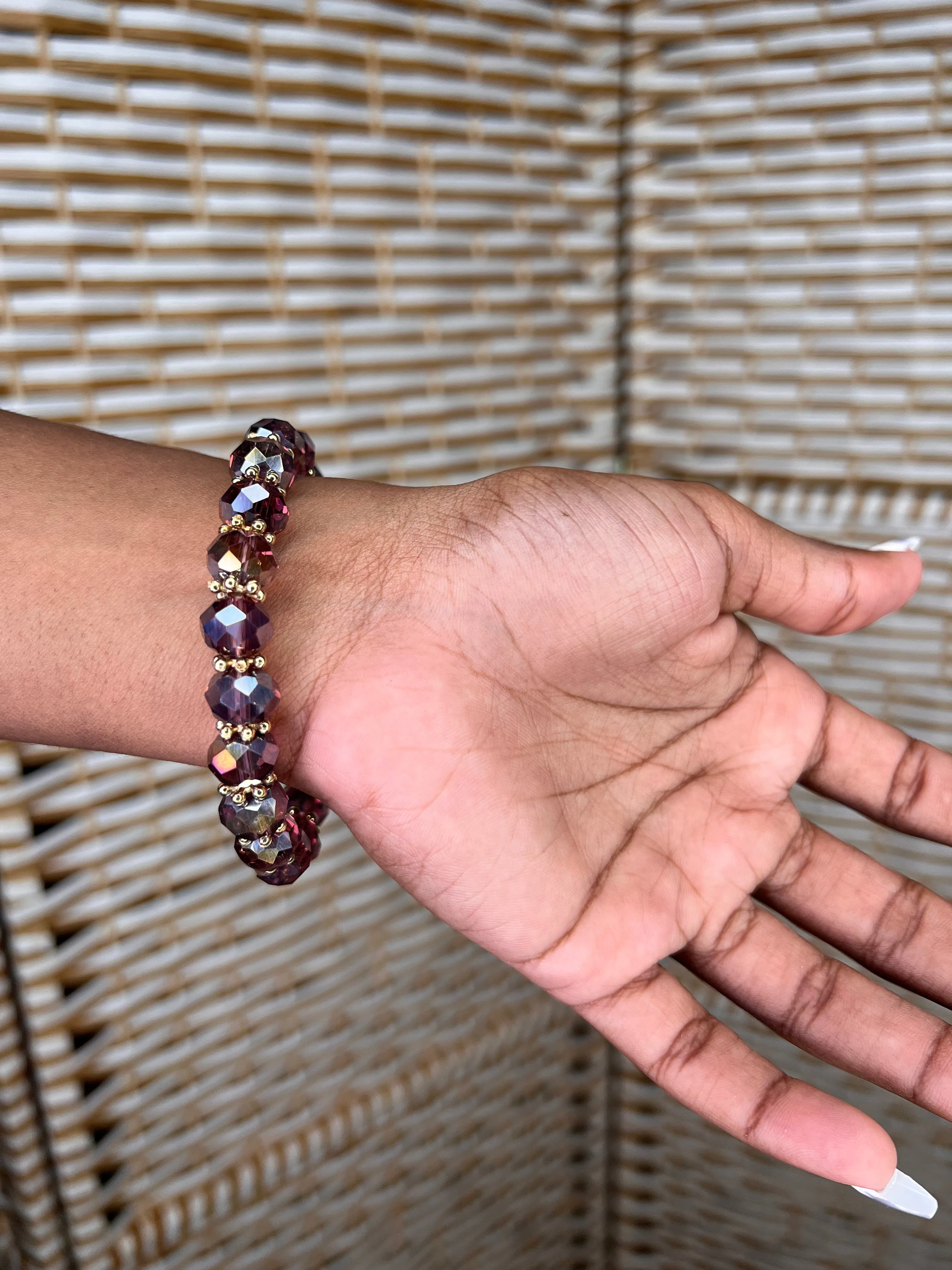 Crystal Fashionable Glass Beads Bracelets
