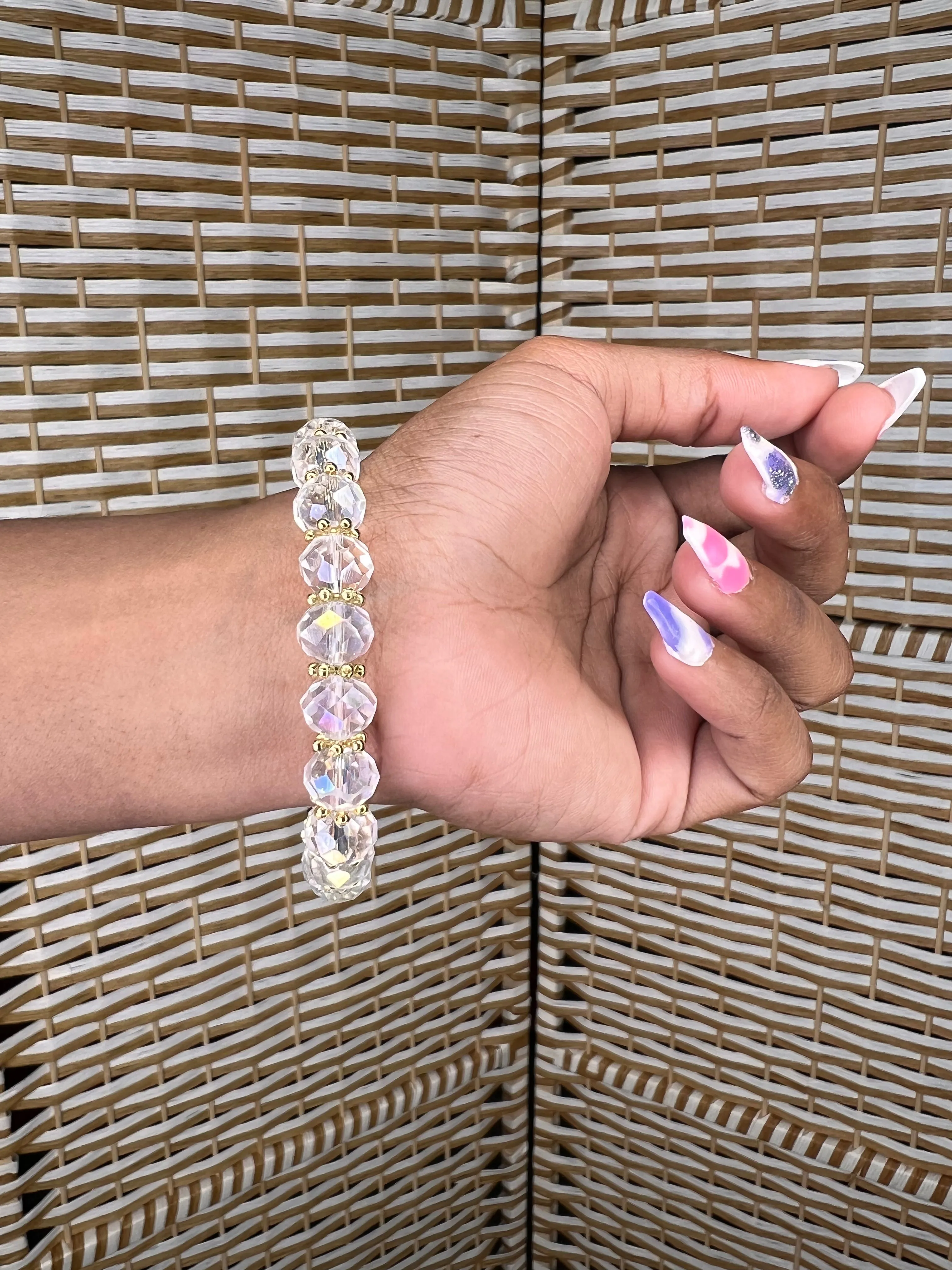 Crystal Fashionable Glass Beads Bracelets