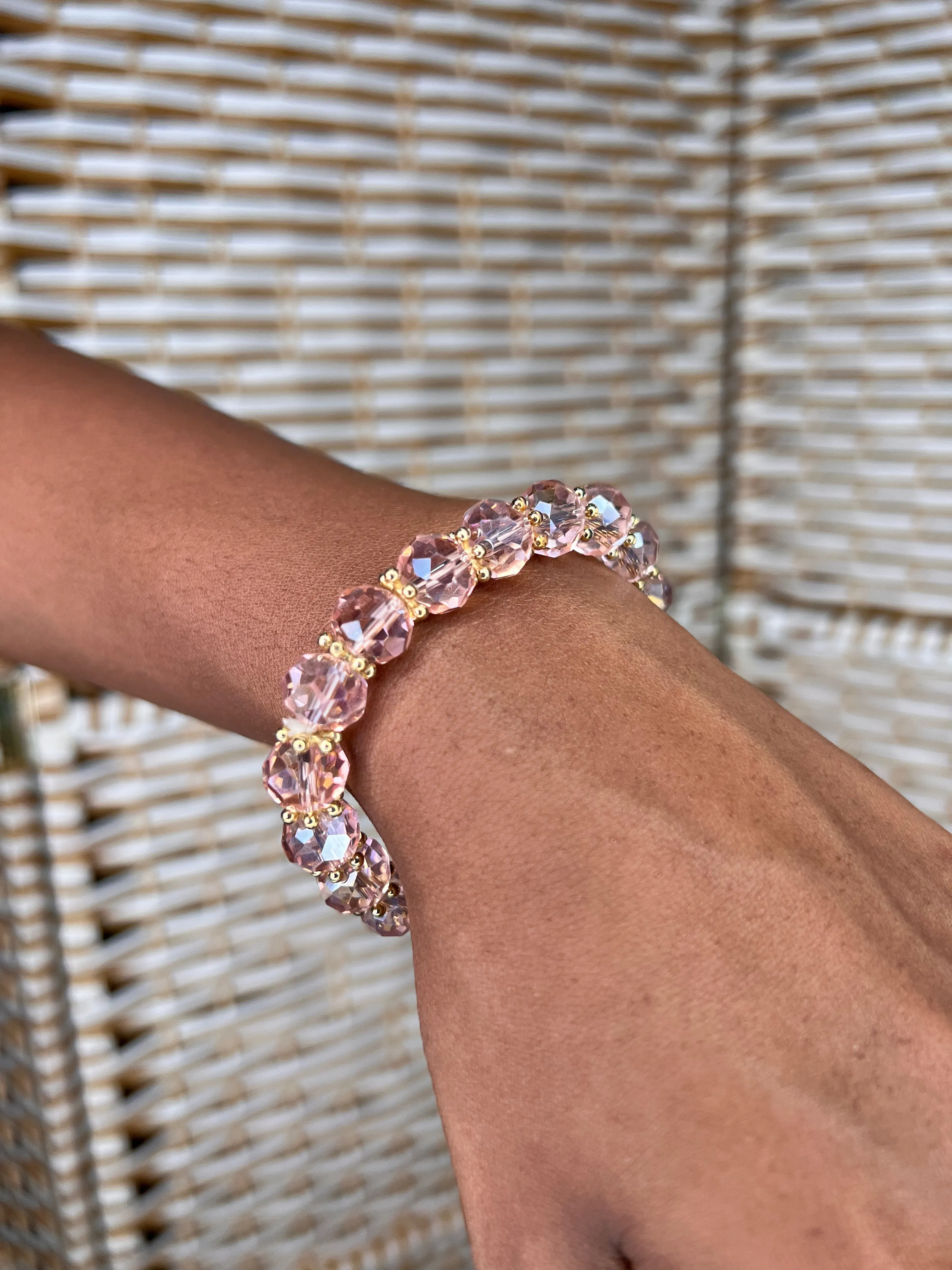 Crystal Fashionable Glass Beads Bracelets