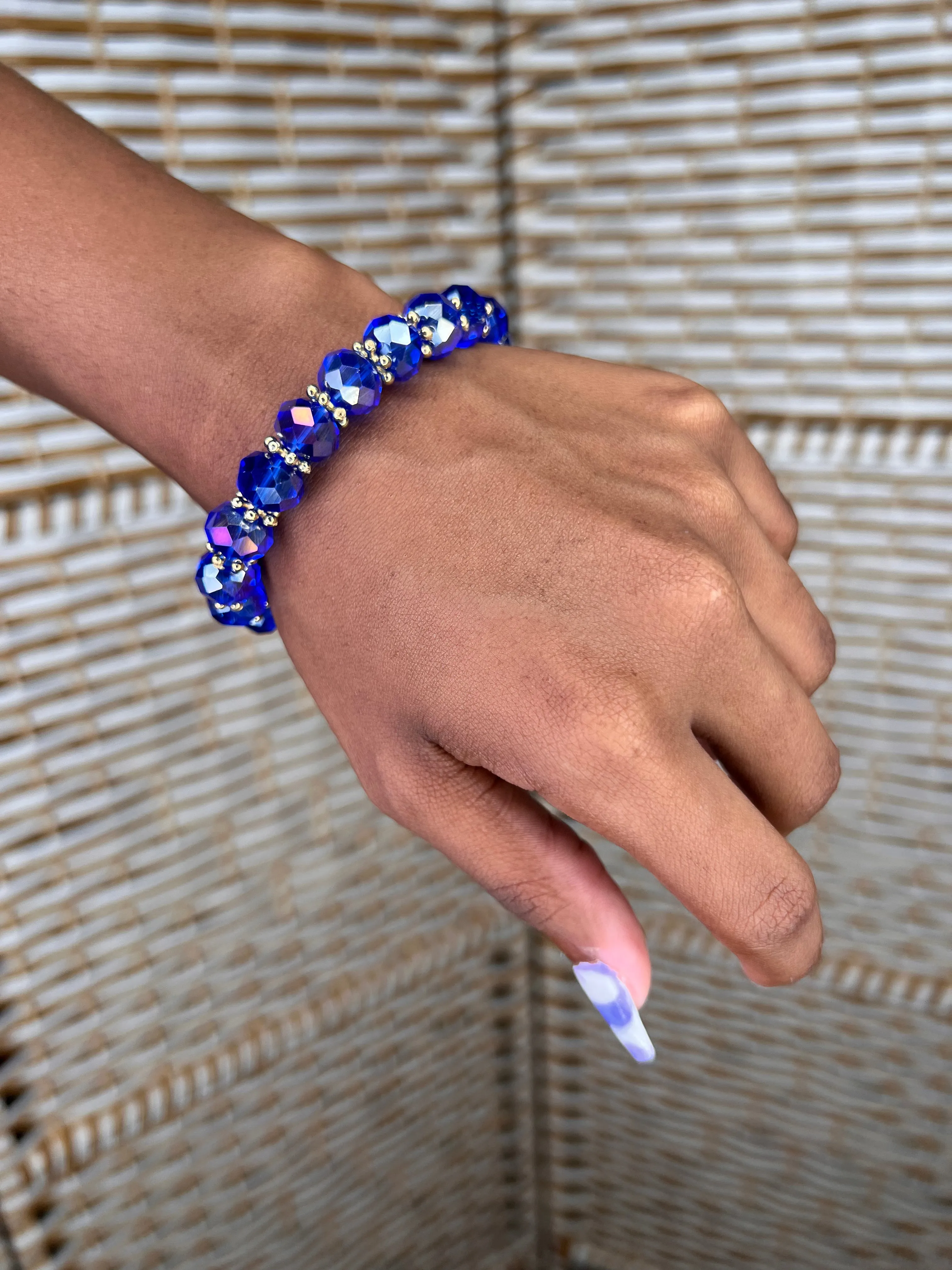 Crystal Fashionable Glass Beads Bracelets