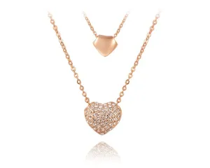 Crystal Heart Everglow Pendant