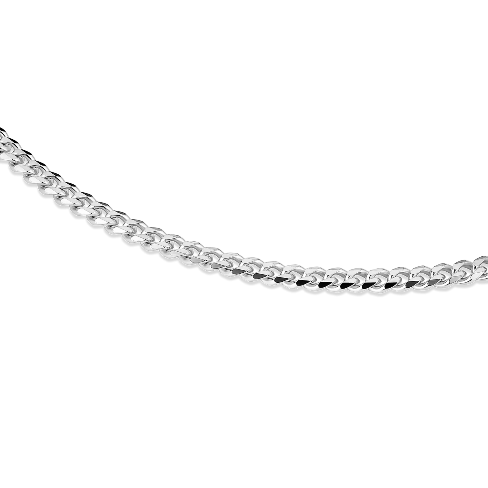Curb Bracelet, Sterling Silver (3mm)