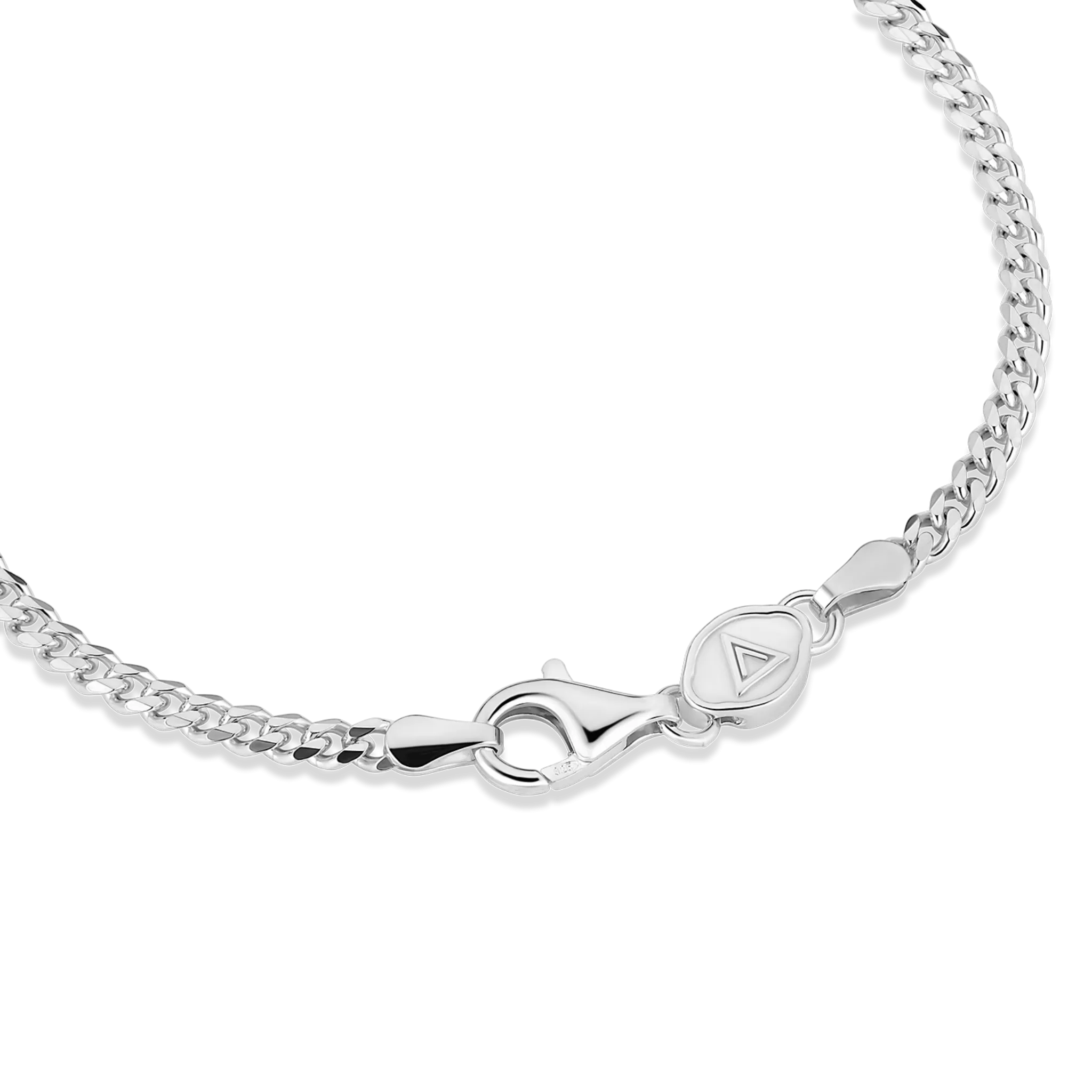 Curb Bracelet, Sterling Silver (3mm)
