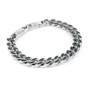 Curb Bracelet With Carbon Fibre 9.4mm