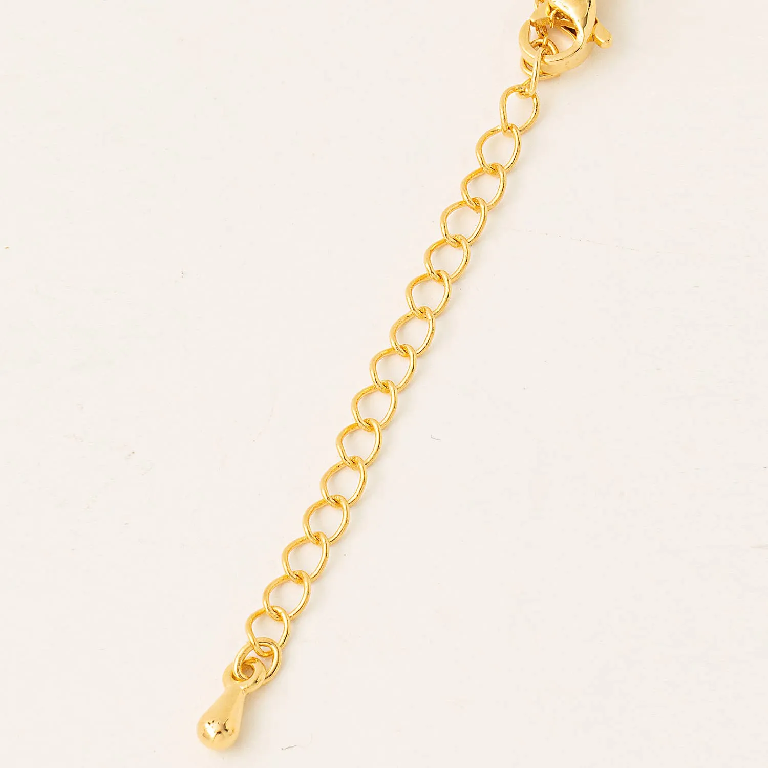Dainty Saturn Station Chain Necklace