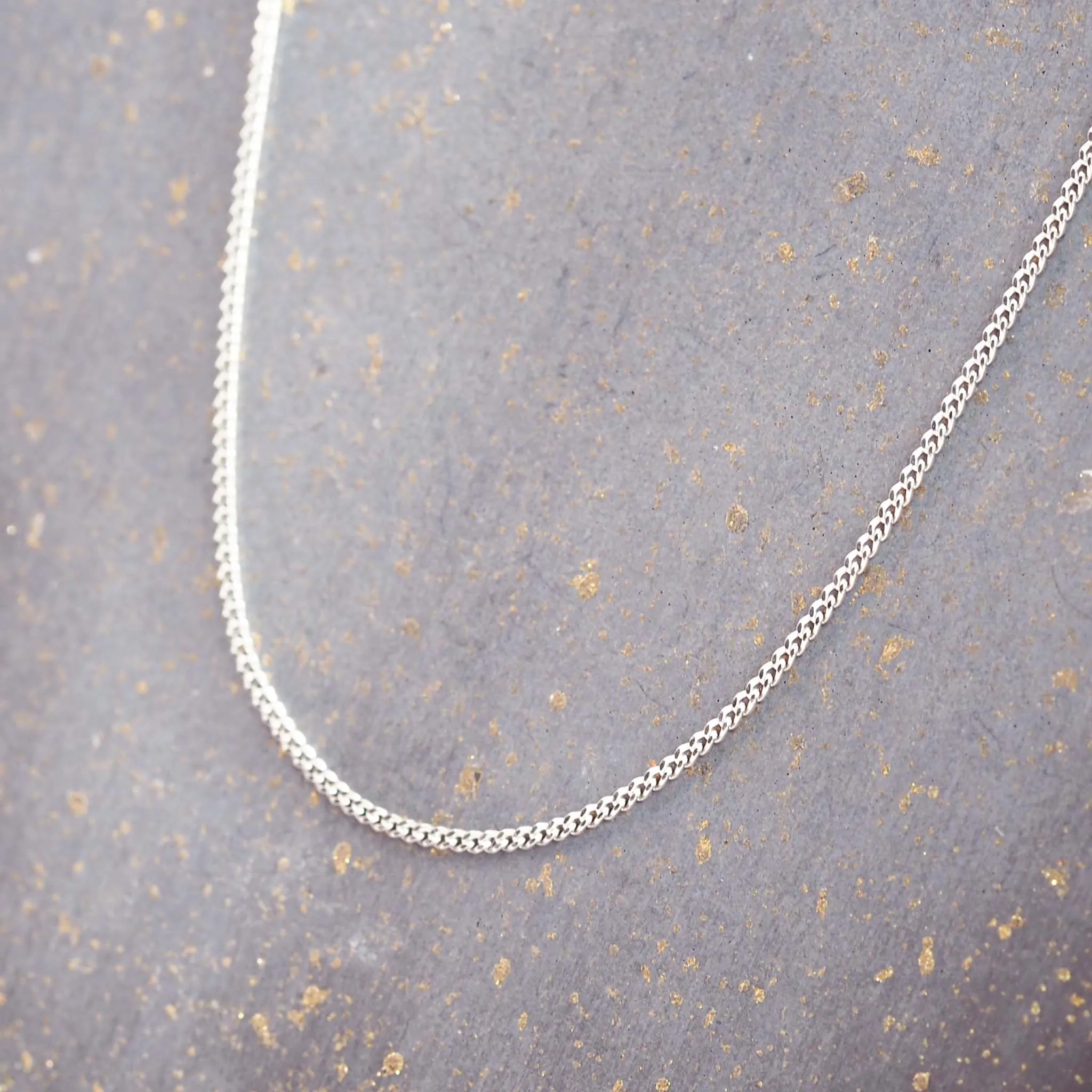 Dainty Sterling Silver Chain Necklace