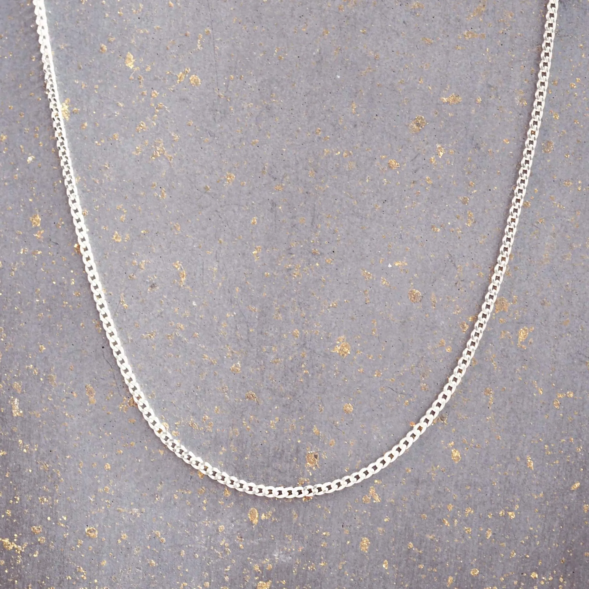 Dainty Sterling Silver Chain Necklace